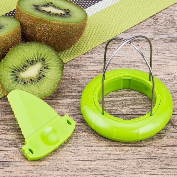 3 stuks draagbaar en speciaal ABS + roestvrij staal Kiwi-fruitschiller, levering in willekeurige kleur, 3 PCS   Kiwi Fruit Peeler 2 - Afbeelding 3