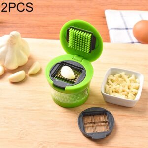 2 STUKS Multifunctioneel Mini Keukengereedschap Groente Knoflook Handmatige Snijmachine Snijder Chopper Willekeurige Kleur Levering