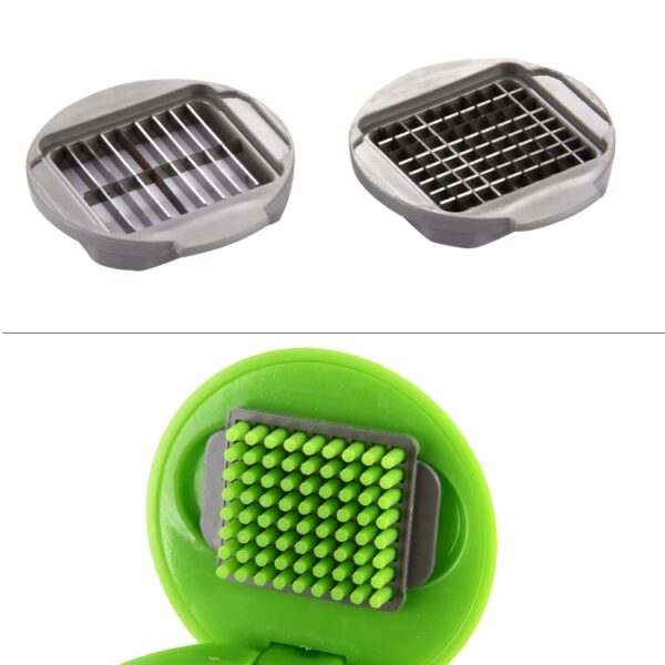 2 STUKS Multifunctioneel Mini Keukengereedschap Groente Knoflook Handmatige Snijmachine Snijder Chopper Willekeurige Kleur Levering - Afbeelding 7