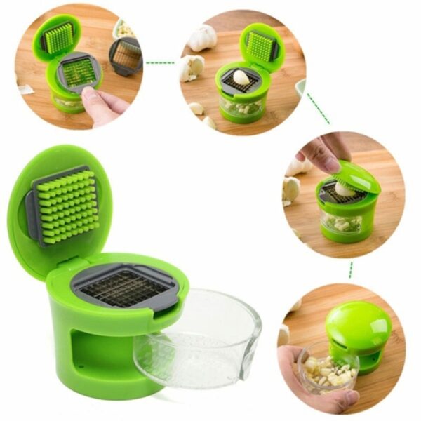 2 STUKS Multifunctioneel Mini Keukengereedschap Groente Knoflook Handmatige Snijmachine Snijder Chopper Willekeurige Kleur Levering - Afbeelding 8