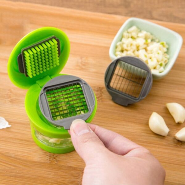2 STUKS Multifunctioneel Mini Keukengereedschap Groente Knoflook Handmatige Snijmachine Snijder Chopper Willekeurige Kleur Levering - Afbeelding 10