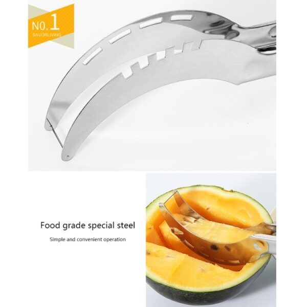 Creatieve watermeloen meloen fruit roestvrijstalen snijder - Afbeelding 3
