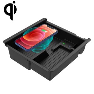 Multifunctionele auto draadloze oplader rack opbergdoos voor Toyota Tacoma 2016-2021, links rijden, For Toyota Tacoma 2016-2021