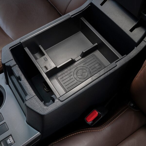 Multifunctionele auto draadloze oplader rack opbergdoos voor Toyota Tacoma 2016-2021, links rijden, For Toyota Tacoma 2016-2021 - Afbeelding 6