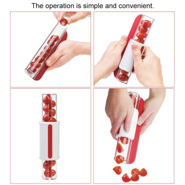 Tomatensnijder Cherry Fruit Cutter Kitchen Gadgets - Afbeelding 6