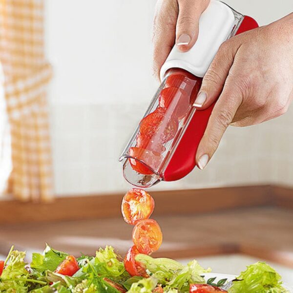 Tomatensnijder Cherry Fruit Cutter Kitchen Gadgets - Afbeelding 9