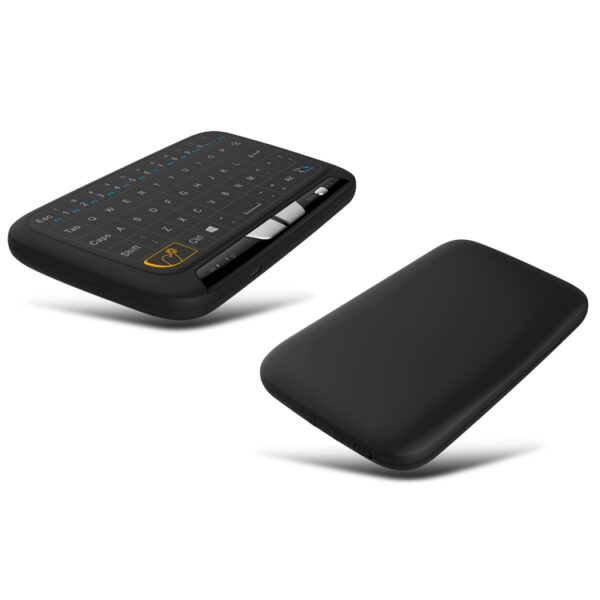 H18 2,4GHz mini draadloze luchtmuis QWERTY-toetsenbord met touchpad / trillingen voor pc, tv, H18 Wireless Keyboard - Afbeelding 5