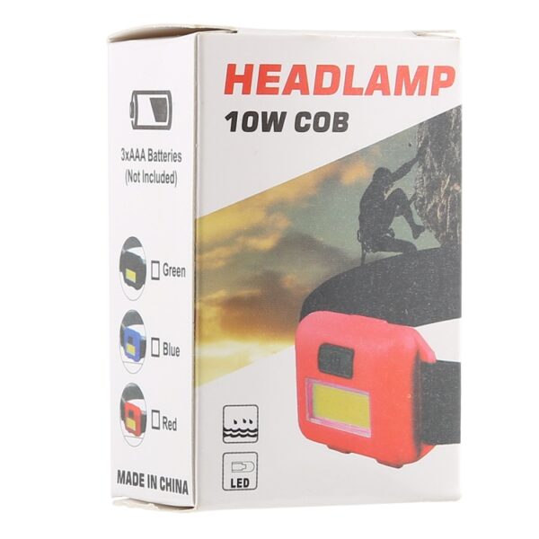 10W COB-koplamp LED-hoofdbandlicht - Afbeelding 6