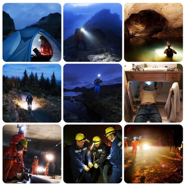 10W COB-koplamp LED-hoofdbandlicht - Afbeelding 8