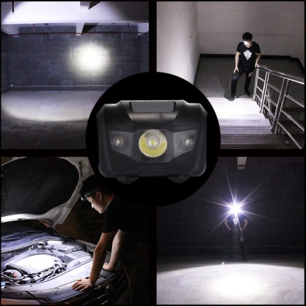 3W waterbestendige LED-koplamp met wit licht, 120LM Outdoor Mini Light voor hardlopen / vissen / klimmen - Afbeelding 6