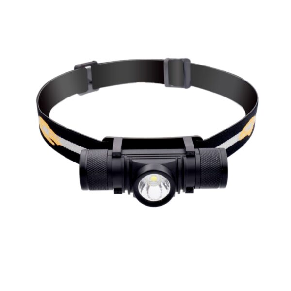 D10 5W XML-2 IPX6 waterdichte hoofdbandlamp, 1200 LM USB-oplaadbare verstelbare LED-koplamp voor buiten - Afbeelding 2