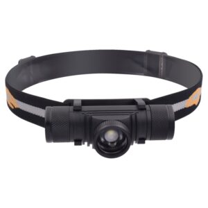 D20 5W XML-2 IPX6 waterdichte hoofdbandlamp, 1200 LM USB Opladen Draaifocus LED-koplamp voor buiten