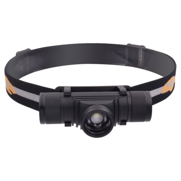 D20 5W XML-2 IPX6 waterdichte hoofdbandlamp, 1200 LM USB Opladen Draaifocus LED-koplamp voor buiten