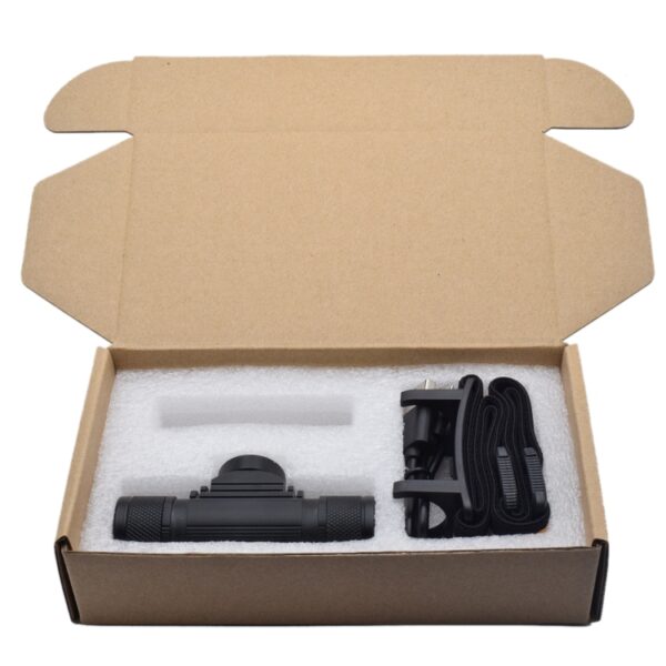 D20 5W XML-2 IPX6 waterdichte hoofdbandlamp, 1200 LM USB Opladen Draaifocus LED-koplamp voor buiten - Afbeelding 10