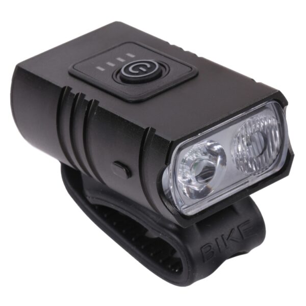 BK02 1000LM micro-USB oplaadbaar fietslicht, Micro USB