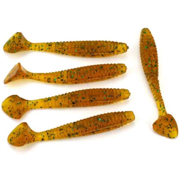 HENGJIA SO0205P 5 STKS 8 cm / 5 g Schroefstaart Zacht Vissen Lokken Kunstaas - Afbeelding 2