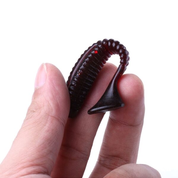 HENGJIA SO0215P 5 STKS 7,5 cm / 5,5 g Schroefstaart Zacht kunstaas voor vissen - Afbeelding 3
