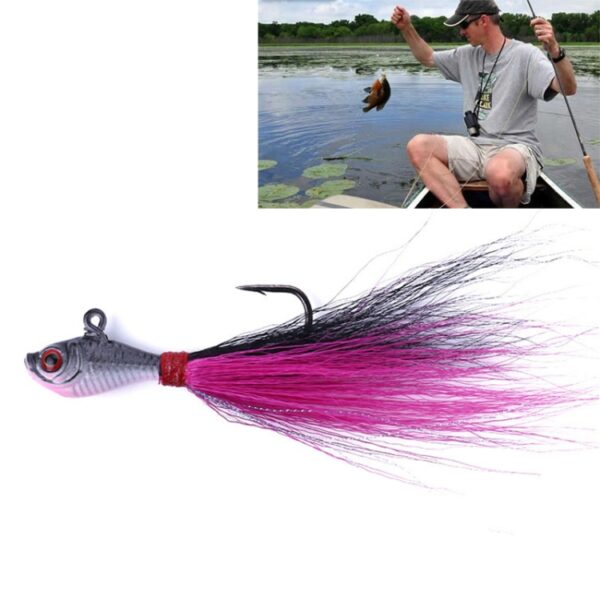 HENGJIA 7 cm / 25 g gebonden draadvissen kunstaas loodvis dreggen aas