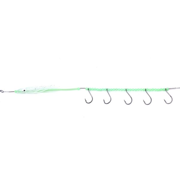 HENGJIA 32cm / 7g Vismes Visdraad Lichtgevend Nachtlampje Octopus Inktvis Haak 5 Haken - Afbeelding 4