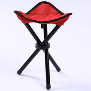 Wandelen Buiten Kamperen Vissen Vouwkruk Draagbare Driehoekstoel Maximale belasting 100KG Klapstoel Afmetingen: 22 x 22 x 31 cm, Fishing Folding Stool(Red), Fishing Folding Stool(Blue), Fishing Folding Stool(Green)