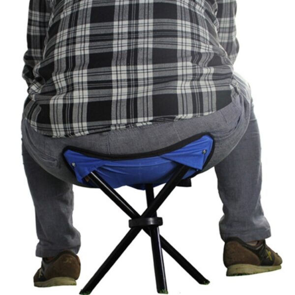 Wandelen Buiten Kamperen Vissen Vouwkruk Draagbare Driehoekstoel Maximale belasting 100KG Klapstoel Afmetingen: 22 x 22 x 31 cm, Fishing Folding Stool(Red), Fishing Folding Stool(Blue), Fishing Folding Stool(Green) - Afbeelding 7