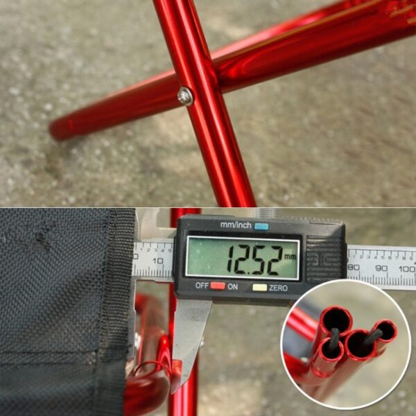 Draagbare opvouwbare kruk voor buiten, afmeting: 25*22*26cm, 8013 - Afbeelding 4