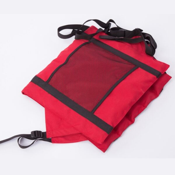 Opklapbaar zitkussen voor buiten met rugleuning, afmeting: 78*40*2cm, CLS Folding Stool(Red), Folding Seat(Black) - Afbeelding 5