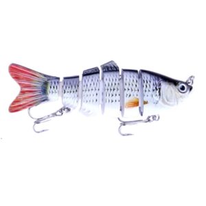 HENGJIA JM020 11cm 18g Multi-sectie Plastic Hard Aas Vissen Lokt Set Visgerei Baits, 1#, 3#, 4#, 5#