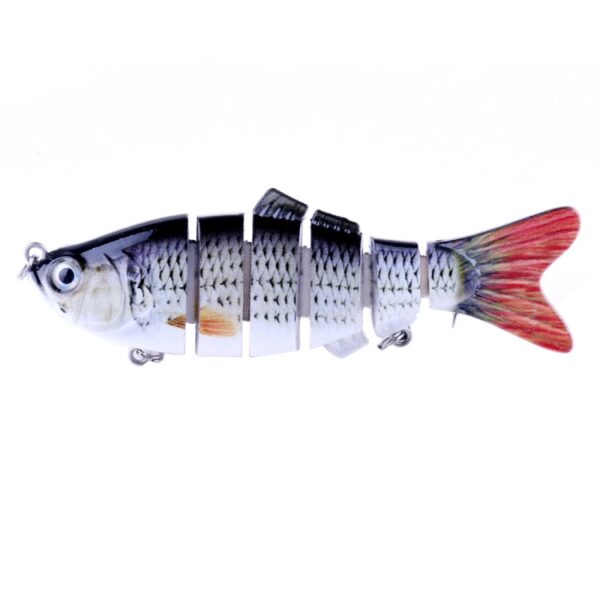 HENGJIA JM020 11cm 18g Multi-sectie Plastic Hard Aas Vissen Lokt Set Visgerei Baits, 1#, 3#, 4#, 5# - Afbeelding 2