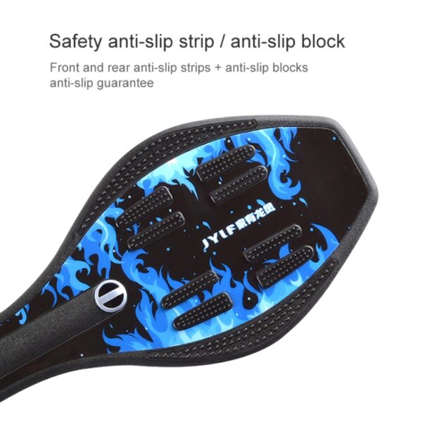 Mode Vulcan-patroon Tweewielig skateboard Lichtgevend flitswiel Vitality Board, Vulcan Pattern - Afbeelding 7