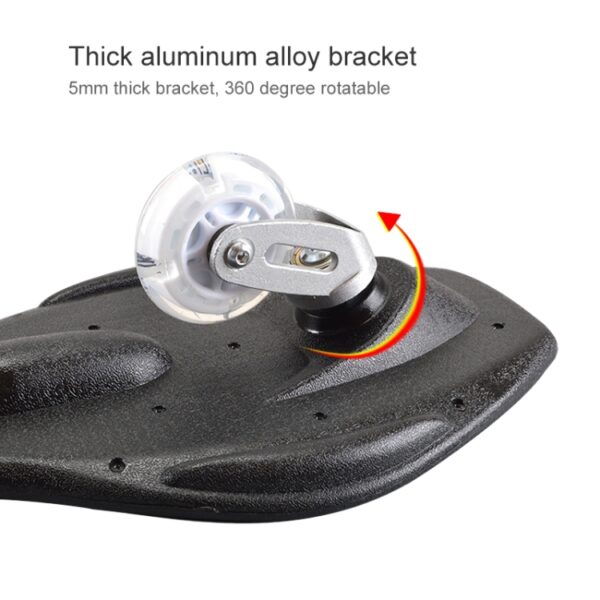 Mode Vulcan-patroon Tweewielig skateboard Lichtgevend flitswiel Vitality Board, Vulcan Pattern - Afbeelding 8