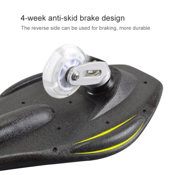 Mode Vulcan-patroon Tweewielig skateboard Lichtgevend flitswiel Vitality Board, Vulcan Pattern - Afbeelding 9