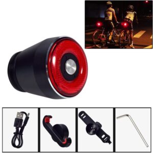 Antusi Q5 Fiets Achterlicht Automatisch Rem Inductie Achterlicht