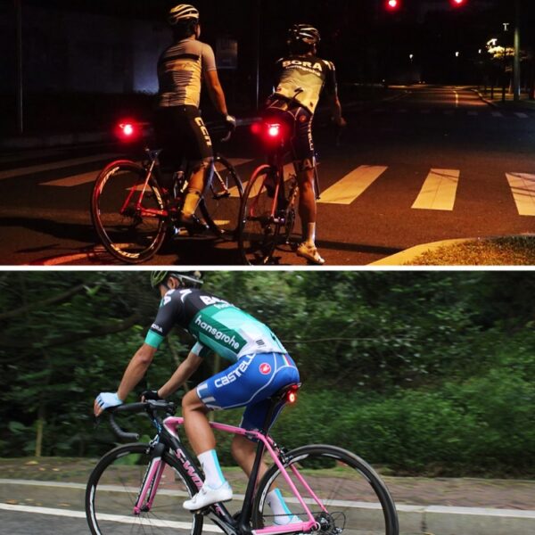 Antusi Q5 Fiets Achterlicht Automatisch Rem Inductie Achterlicht - Afbeelding 16