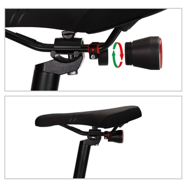 Antusi Q5 Fiets Achterlicht Automatisch Rem Inductie Achterlicht - Afbeelding 6