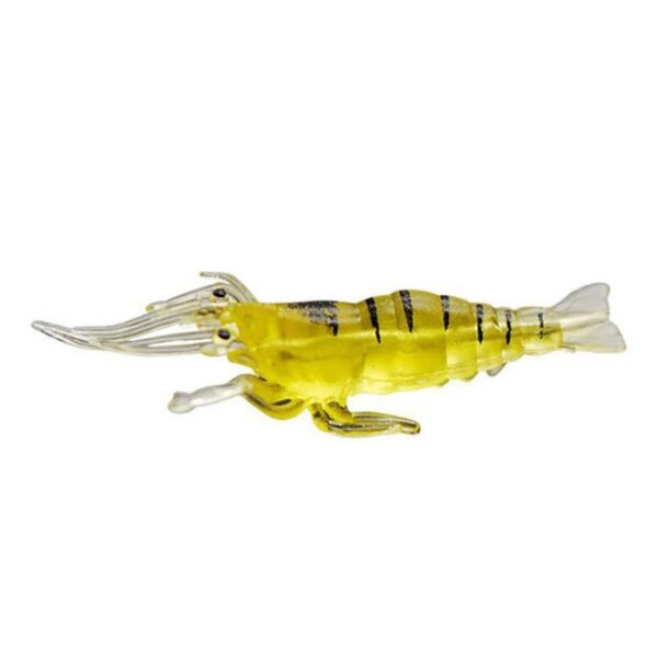 10 STUKS 4 cm Vissen Zacht Aas Kunstaas Popper Poper Baits, Artificial Shrimp, Luminous Shrimp, Pink Shrimp, Green Shrimp, Transparent Shrimp - Afbeelding 2