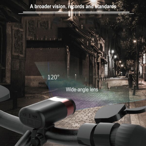 Bikersay BD001 Fietskoplamp met rijrijderrecorder - Afbeelding 4