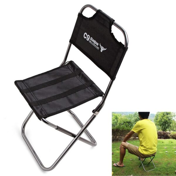 Outdoor Fishing Portable Folding Seat Kruk Backpacken Aluminiumlegering stoel