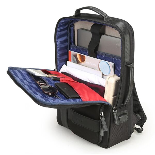 Bopai 751-006561 Business Casual ademende laptoprugzak met grote capaciteit en externe USB-interface, afmetingen: 29 x 16 x 44 cm, 751-006561 - Afbeelding 5