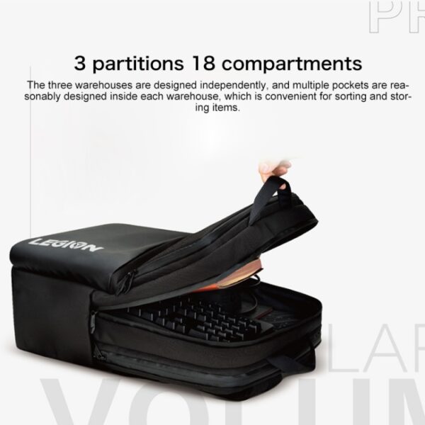Lenovo LEGION P1 multifunctionele rugzak schoudertas voor 17,3 inch laptop / Y7000 / Y7000P / Y9000K, P1 for 17.3 inch Laptop - Afbeelding 7