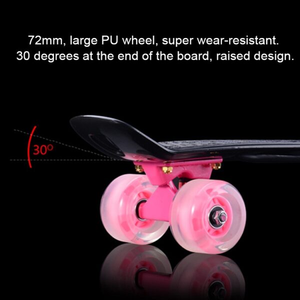 Shining Fish Plate Scooter Single Tilt Vierwielig skateboard met 72 mm wiel - Afbeelding 7