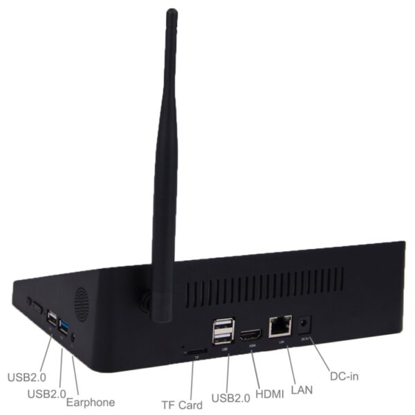 TV Box Style Pipo X9S Windows 10 Mini PC + 8,9 inch Tablet, Intel Celeron N4020 1.10GHz, RAM: 3GB, ROM: 64 GB, Ondersteuning WIFI / LAN / BT4.0 / HDMI - Afbeelding 4