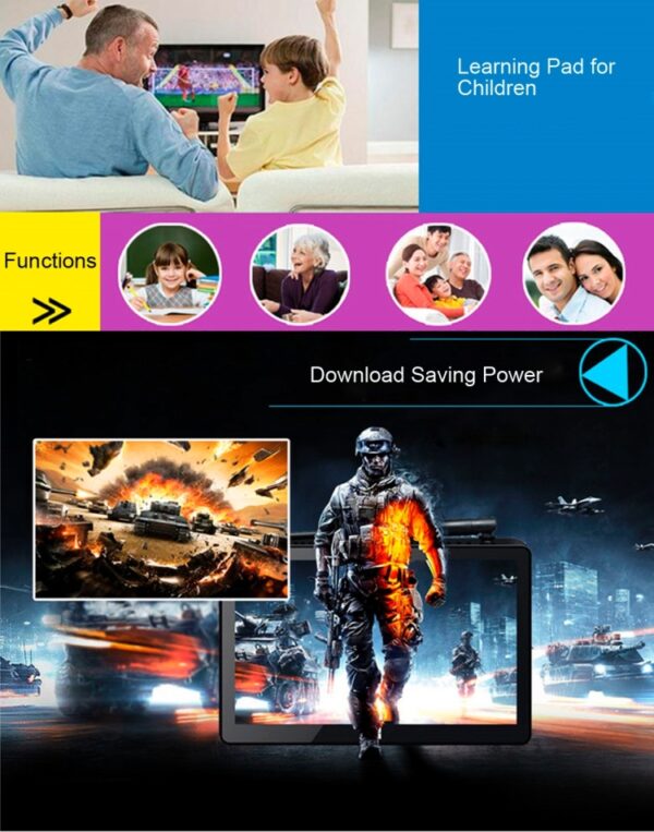 TV Box Style Pipo X9S Windows 10 Mini PC + 8,9 inch Tablet, Intel Celeron N4020 1.10GHz, RAM: 3GB, ROM: 64 GB, Ondersteuning WIFI / LAN / BT4.0 / HDMI - Afbeelding 8