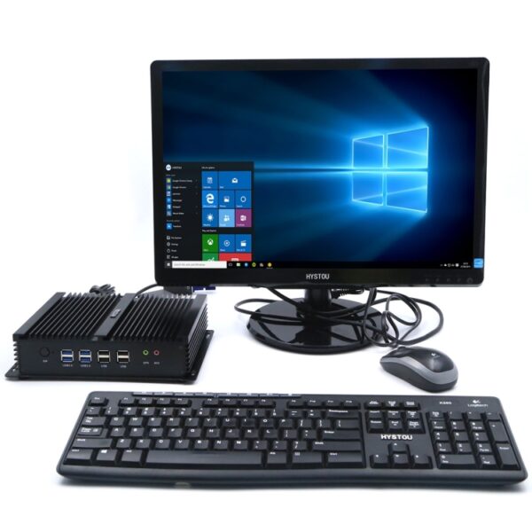 HYSTOU FMP04B-i5-4200U Mini-pc Core i5-4200U Intel QS77 Express 2,6 GHz, RAM: 8 GB, ROM: 128 GB, ondersteuning voor Windows 10 / Linux OS - Afbeelding 6