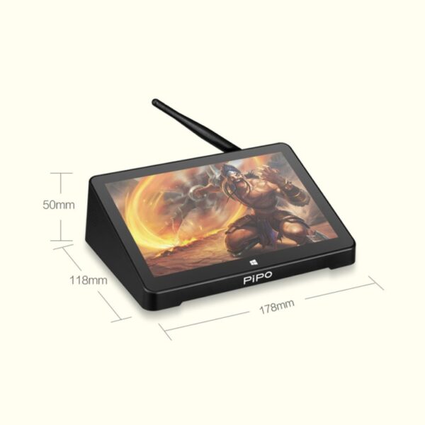 PIPO X8 PRO TV Box Style Mini PC, 2 GB + 64 GB, 7 inch Windows 10, Intel Cherry Trail X5-Z8350 Quad Core, Ondersteuning TF-kaart / Bluetooth / WiFi / LAN / HDMI, US / EU-stekker - Afbeelding 11
