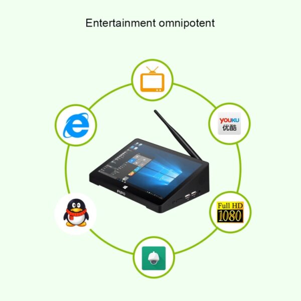 PIPO X8 PRO TV Box Style Mini PC, 2 GB + 64 GB, 7 inch Windows 10, Intel Cherry Trail X5-Z8350 Quad Core, Ondersteuning TF-kaart / Bluetooth / WiFi / LAN / HDMI, US / EU-stekker - Afbeelding 13