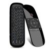 W1 Draadloos QWERTY-toetsenbord met 57 toetsen 2.4G Air Mouse-afstandsbediening met LED-indicator voor Android TV Box, Mini-pc, Smart TV, Projector, HTPC, Alles-in-één pc / tv