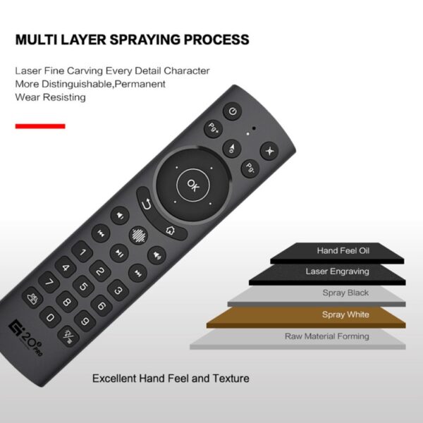G20S Pro Voice Backlight Versie 2.4G Air Mouse Remote Control - Afbeelding 5
