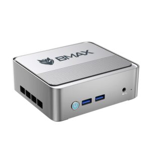 BMAX B3 Windows 11 mini-pc, 16 GB + 512 GB, Intel Jasper Lake N5095, ondersteuning voor HDMI / RJ45 / TF-kaart, US-stekker, B3 2022 16GB+512GB