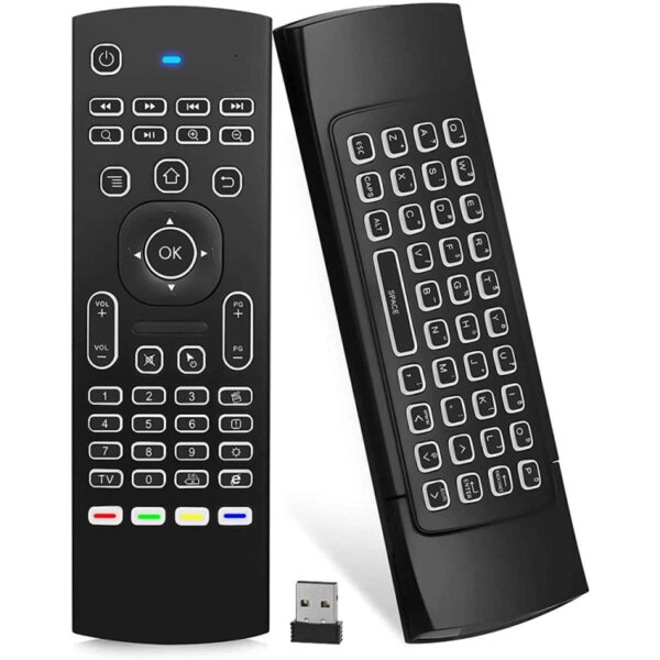 MX3-L WIT VERLAND VERSIE 2.4GHZ VLACHT AIR MOUSE Draadloos toetsenbord afstandsbediening